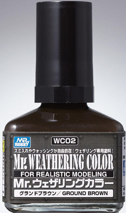 Gunze Sangyo Mr. Weathering Color Ground Brown 40ml WC02
